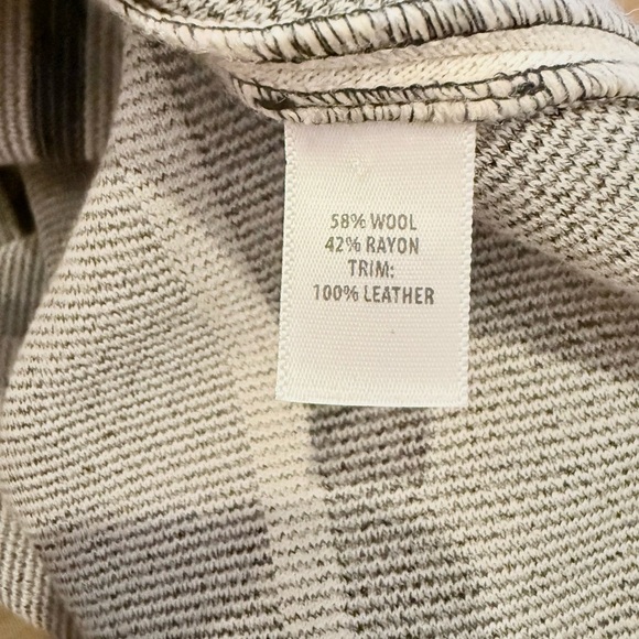 ST JOHNS leather trim poncho - Picture 4 of 4